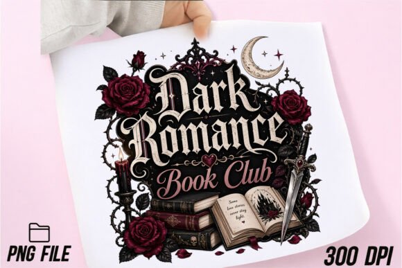 Dark Romance Book Club PNG Graphics & T-Shirt Designs