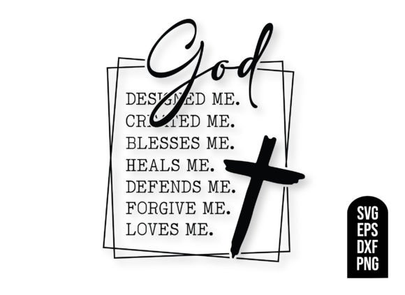 God SVG & Christian Graphics for T-Shirt Designs