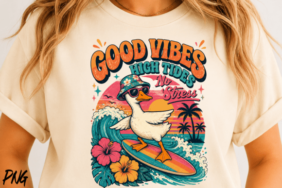Good Vibes Summer Vacation Retro PNG Review