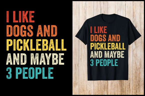 I Like Dogs and Pickleball T-Shirt Graphics Review
