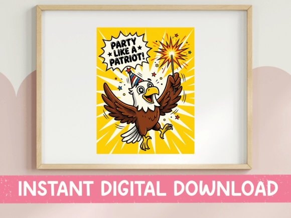 Party Like a Patriot Eagle Comic Art Review