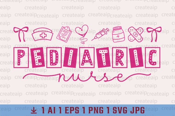 Pediatric Nurse Png Coquette Pink Doodle Review