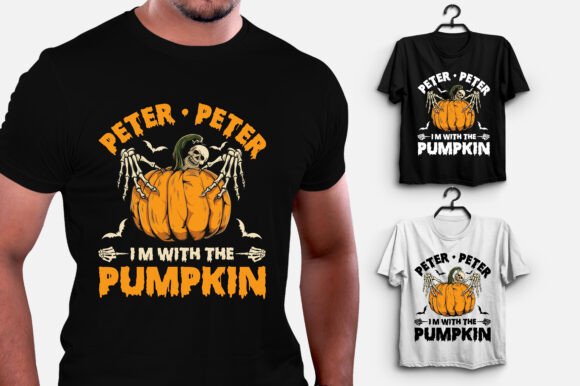 Peter Peter I m with the Pumpkin Graphics & T-Shirt Designs