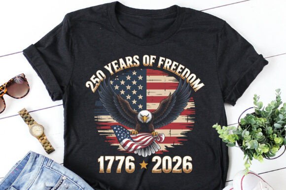 US 250 Years Anniversary Graphics & T-Shirt Designs